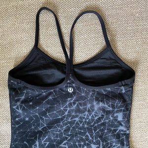 Black & Grey Lululemon tank top w/ built in bra